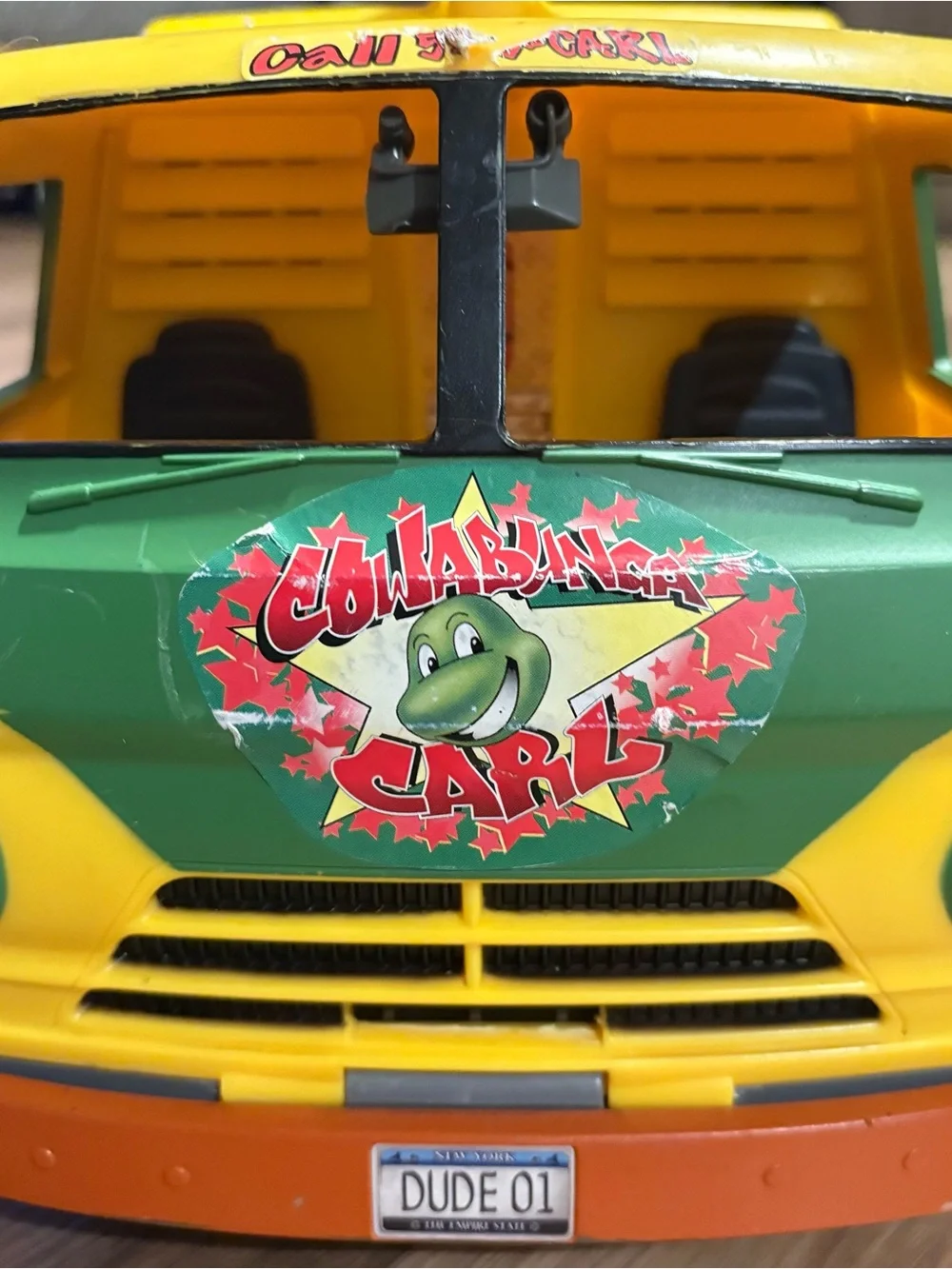 Vintage 2006 TMNT Cowabunga Carl Pizza Party Van - Playmates Toys